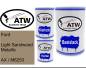 Preview: Ford, Light Sandwood Metallic, AX / M6253: 500ml Lackdose + 500ml Klarlack + 250ml Härter - Set, von ATW Autoteile West.